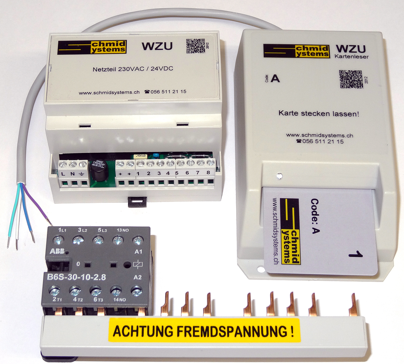 WZU Waschmaschine-Zähler-Umschalter Chipcard System Waschgebühren fair verrechnen