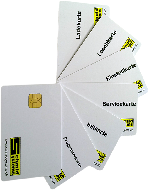 Chipkarten Chipcards CS1 CS2 SchmidSystems