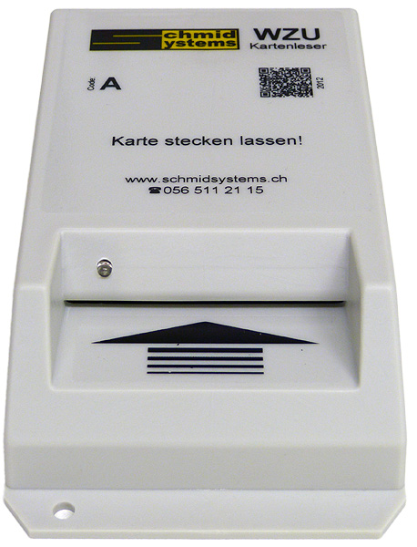 Kartenleser für WZU zur Wandmontage